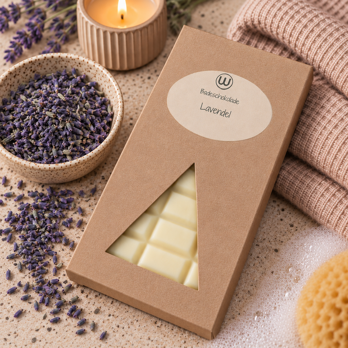 Lavendel Badeschokolade