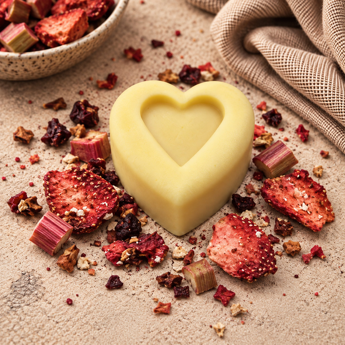 Erdbeer Rhabarber Körperbutter