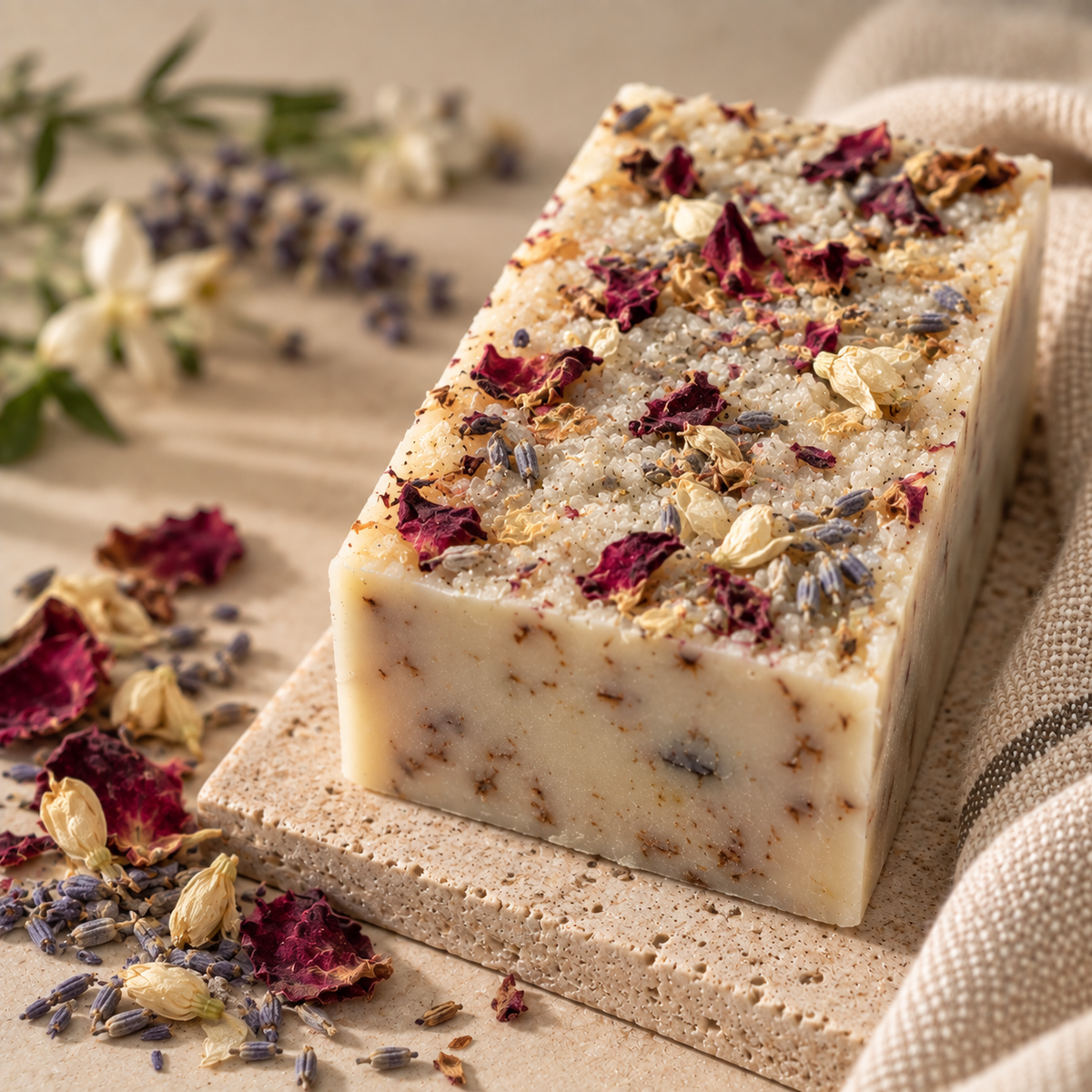 Rose-Lavendel-Jasmin - Seife