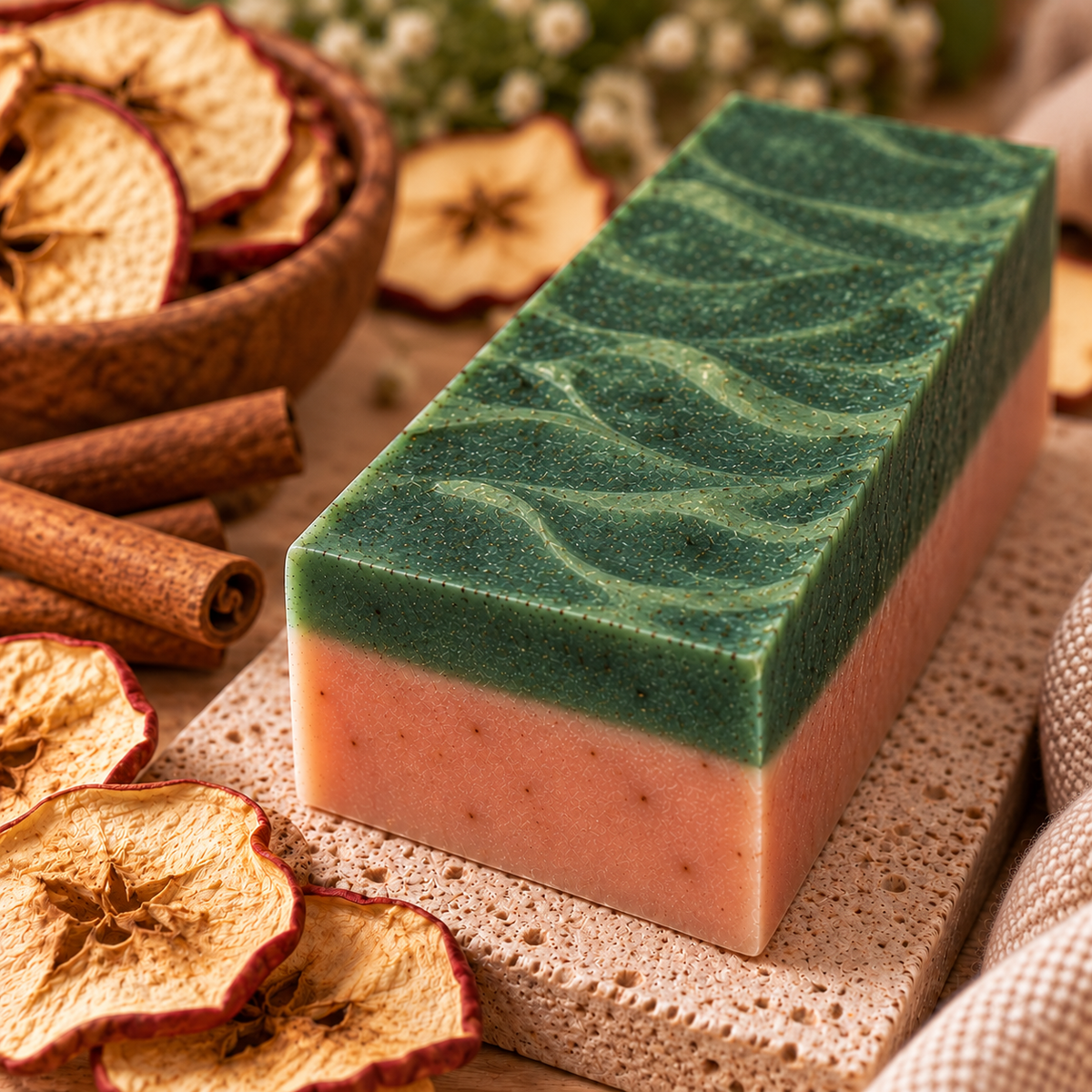 Apfel-Zimt -  Seife